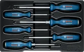 Bosch skruvmejselsats SL/PH/PZ/TX 6 delar med flerkomponentshandtag.