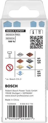 Bosch EXPERT HEX-9 multikonstruktionsborrsats, 4 delar.