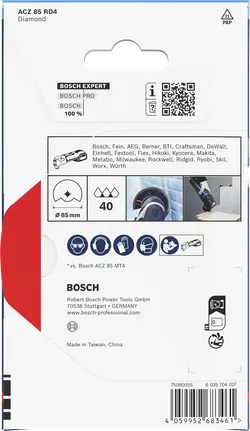 Bosch EXPERT ACZ 85 RD4 diamantfogsegmentblad 85mm.