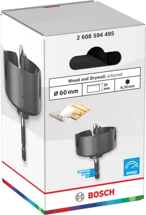 Bosch hålsåg för trä och gips, 60 x 25 mm.