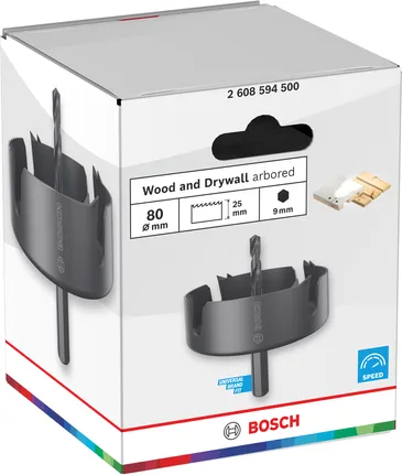 Bosch hålsåg för trä och gips, 80 x 25 mm.