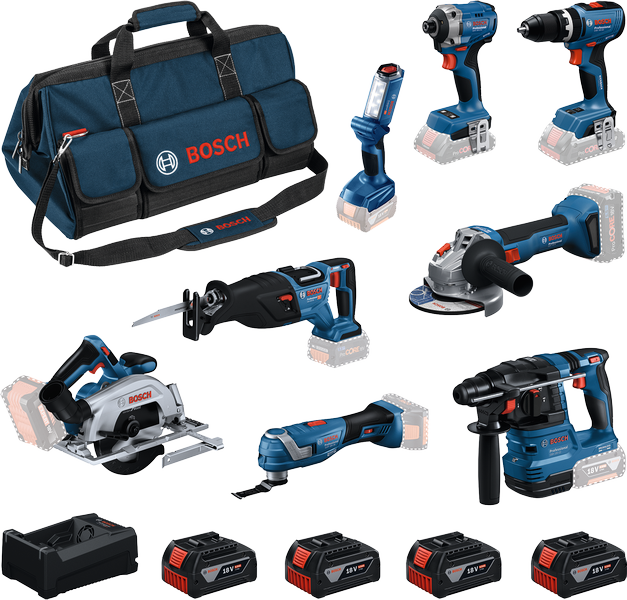 Bosch sladdlöst elverktygsset.