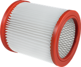Bosch polyestercylinderfilter för dammutsug.