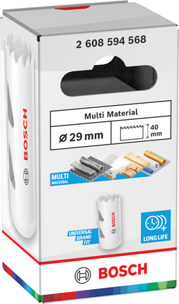 Bosch gängad hålsåg för flera material 29 x 40 mm.