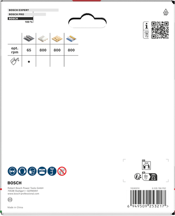 Bosch Multimaterial gängad hålsåg 127x40 mm förpackning.