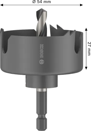 Bosch hålsåg för trä och gips, 54 x 25 mm.