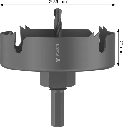 Bosch hålsåg för trä och gips 86 x 25 mm.