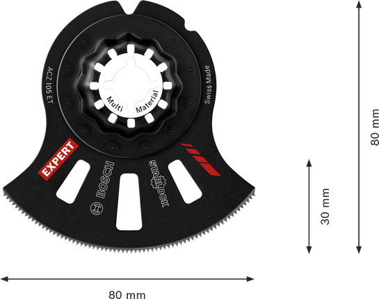 Bosch EXPERT ACZ 105 ET multimaterialsegmentsågblad.