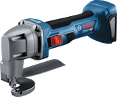 Bosch GSC 18V-16 E sladdlös metallsax för skärning av stål.