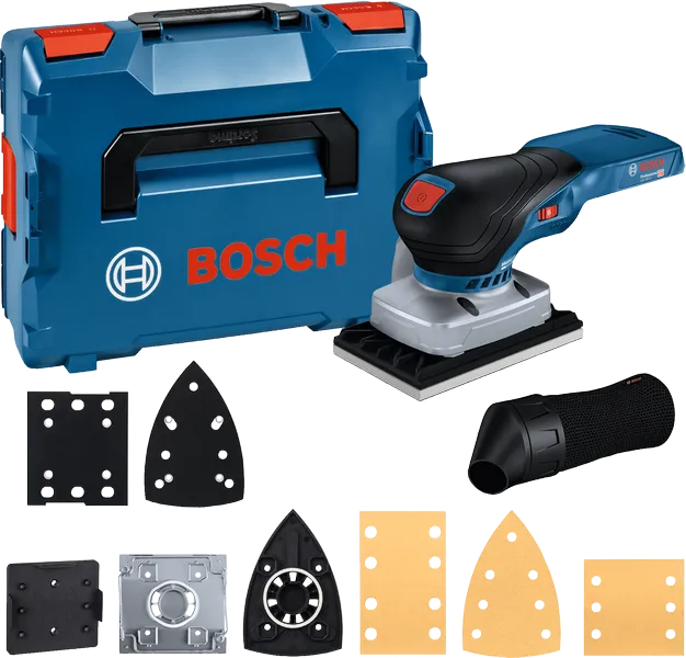 Bosch GSS 18V-13 sladdlös multibas-orbitalslip, set.
