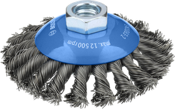Bosch metallfräsborste 100 x 0,5 mm för vinkelslipmaskiner.