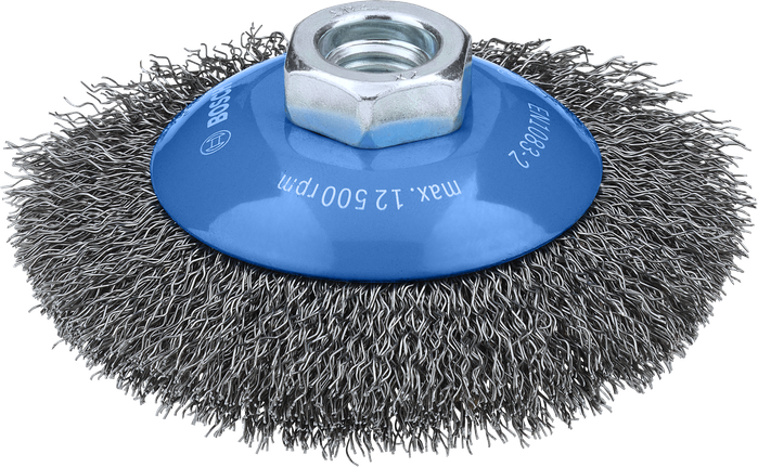 Bosch Metal Clean avfasningsborste 100 mm för vinkelslipmaskiner.