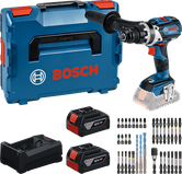 Bosch borrmaskinsats med tillbehör.