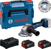 Bosch sladdlös vinkelslipsats.