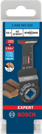 Bosch EXPERT AIZ 32 BXPIT WoodMax instickssågblad i hårdmetall.