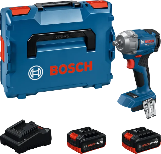 Bosch GDS 18V-350 sladdlös slagnyckelsats.