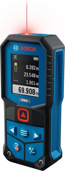 Bosch GLM70-32 lasermätare med digital display.