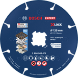 Bosch EXPERT Diamantkapskiva i metall X-LOCK 125 mm.