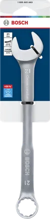 Bosch 21 mm kromvanadium-kombinationsnyckel.