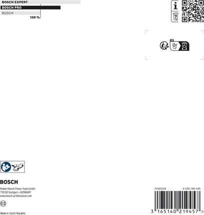 Bosch PRO slipplatta extra mjuk 150 mm.