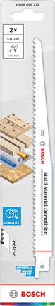 Bosch Multi Material Demolition S1111DF BIM-sågblad 2-pack.