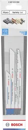 Bosch Variety tigersågbladssats 10-delars S-skaft.