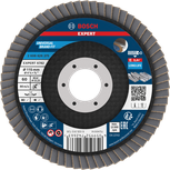 Bosch EXPERT X782 lamellrondell 115 mm kornstorlek 60 för lång livslängd.