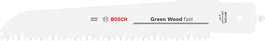 Bosch Green Wood fast M1131L-blad med vassa tänder.