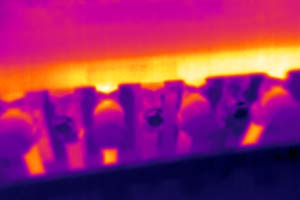 Preverjanje razporeditve toplote pri talnem ogrevanju