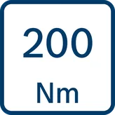 Akumulatorski udarni vijačnik Bosch GDX 18V-200 C z baterijo ProCORE18V.