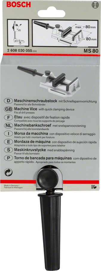 Strojni primež Bosch MS 80 80 mm.