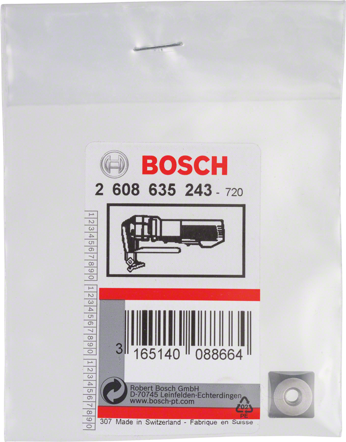 Bosch zgornji spodnji rezilni list 3/8″.