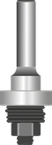 Bosch stebelni nosilec za utorni rezkar s premerom 8 mm.