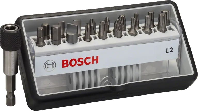 Bosch 18+1-delni komplet vijačnih nastavkov Robust Line, ekstra trdi.