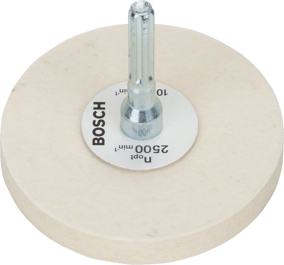 Bosch polirni filcni disk 80 mm za brusilno krtačo.