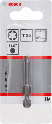 Bosch izvijačni nastavek T25 1/4″.
