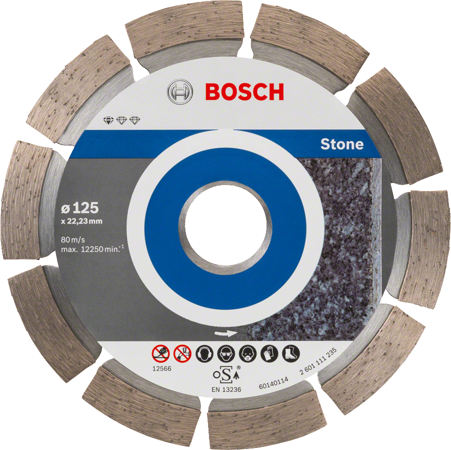 Bosch Standard for Stone diamantna rezalna plošča 125 mm.