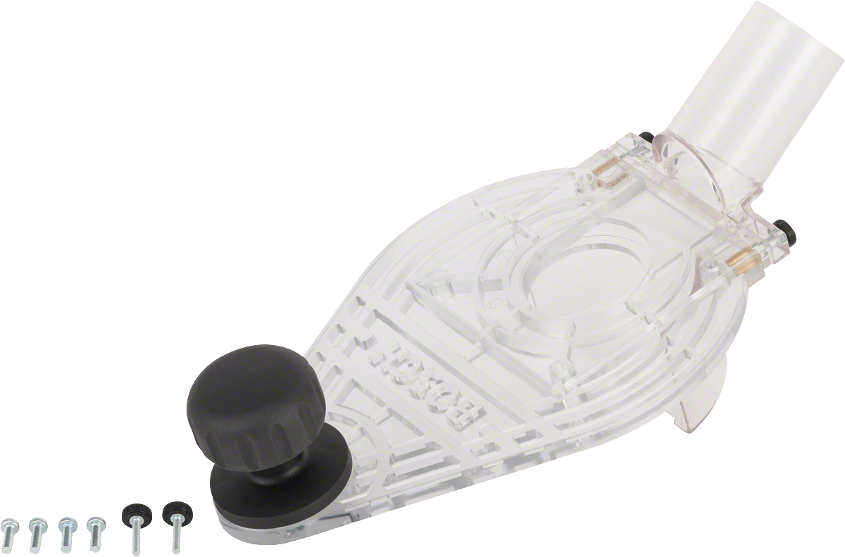 Bosch osnovna plošča z ročajem in odprtino za odsesavanje prahu.