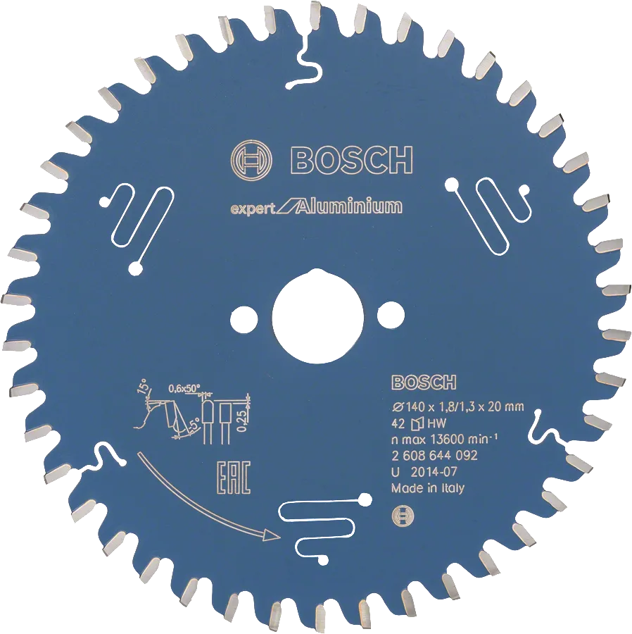 Bosch list krožne žage Expert za aluminij 140 mm.