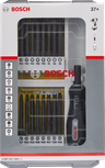 Bosch 37-delni komplet izvijačnih nastavkov z ragljo.