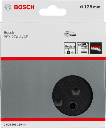 Bosch brusilna plošča 125 mm.