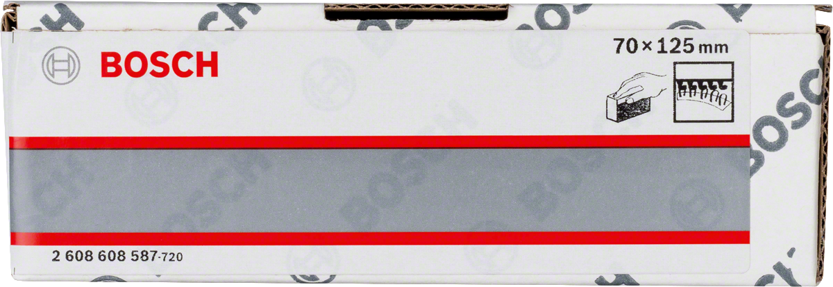 Bosch ročni brusilni blok 70 x 125 mm.