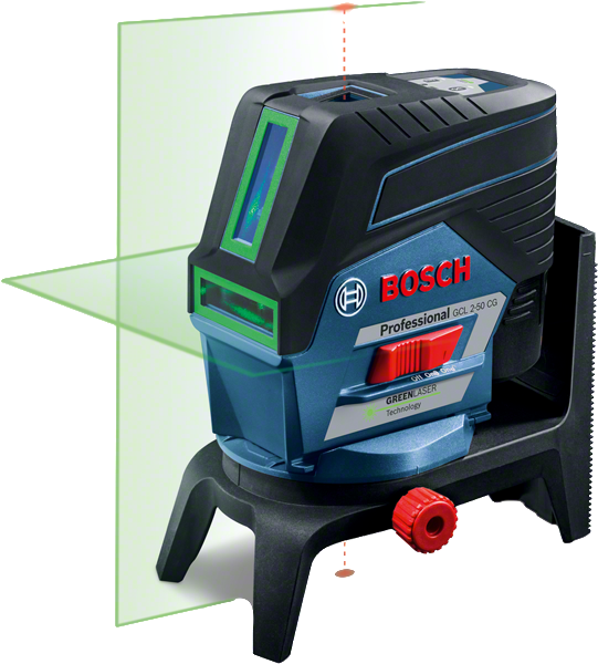 Bosch GCL 250 CG laserski nivelir z zelenim laserjem.