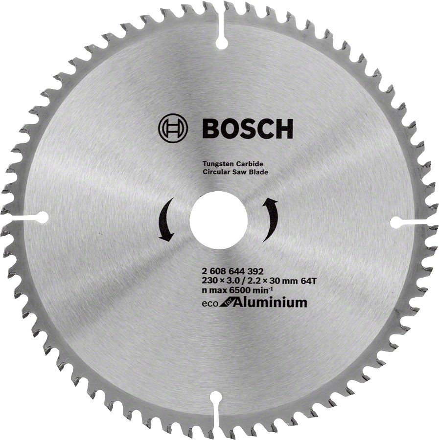 Bosch list krožne žage Eco za aluminij 230 mm 64T.