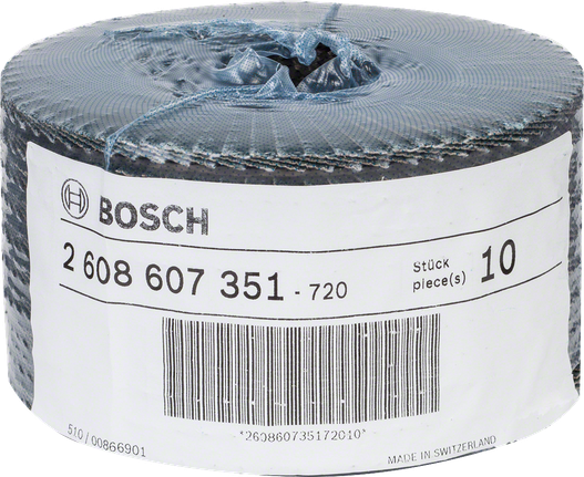 Bosch brusni papir, 10 kosov, za profesionalno uporabo.