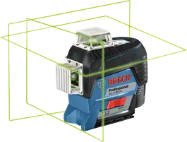 Bosch laserski nivelir GLL 3-80 CG z zelenimi žarki.