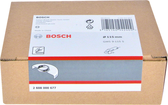 Bosch zaščitni pokrov za brušenje 115 mm.