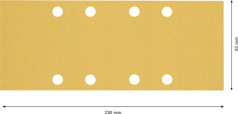 Brusni papir Bosch EXPERT C470 93x230 mm 8 lukenj G120.