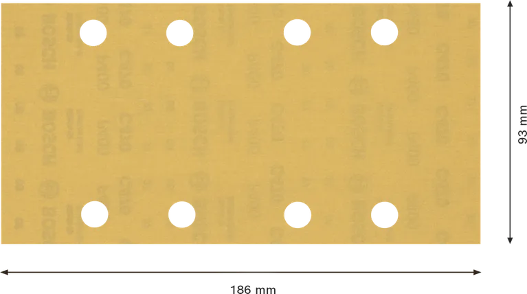 Brusni papir Bosch EXPERT C470 93x186 mm 8 lukenj G 400.