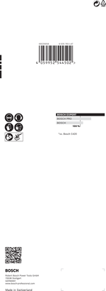 Komplet brusnih papirjev Bosch EXPERT C470 93 x 230 mm.